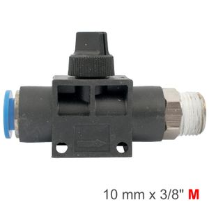 Pu Hose Fitting Valve 10mm X 3/8'm